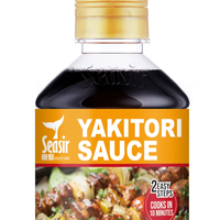Salsa Yakitori SEASIR (Salsa para Brochetas de Pollo a la Japonesa) - Equilibrio Dulce y Salado, Sabor Intenso, Acabado Brillante, a Base de Soya