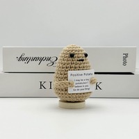 DIY Crochet Cartoon Peluche Tricoté Poupée Artisanat Fait Main Aiguille Laine Kit Jouet Poupée pour Enfants