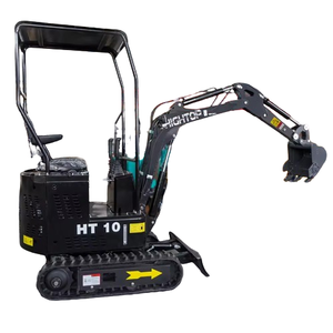 Excellente performance Mini Home Crawler Excavator 1 tonne KOOP Moteur Moteur Qualité Utilisation fiable Modèle HT10 Prix bon marché - Product Image 1