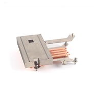 Dissipateur thermique pour CPU en cuivre pur à profil bas avec 3 caloducs pour mini PC, système embarqué, solution thermique industrielle à refroidissement passif