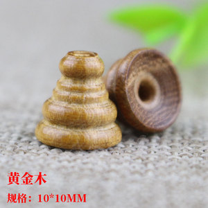 <b>Red</b> Sandalwood Buddhist Pagoda Bead 10mm DIY Jewelry Accessories For <b>Bracelets</b> - Product Image 2
