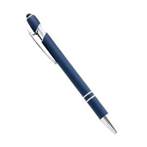 Juego de Bolígrafo y Lápiz Ejecutivo de Gel Borrable, Retráctil, de Acero Inoxidable, con Diseño de Dibujos Animados, en Color Morado, con Acabado Cerámico - Product Image 6
