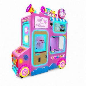Distributeur automatique de barbe à papa en métal en libre-service avec garantie d'un an, machine à barbe à papa automatique pour les centres commerciaux - Product Image 1