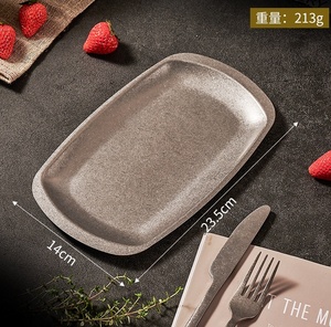 Plateau de service empilable en acier inoxydable de style coréen, plateau à collation en métal anti-déformation pour <span class=keywords><strong>restaurant</strong></span> coréen, bar, café, maison - Product Image 2