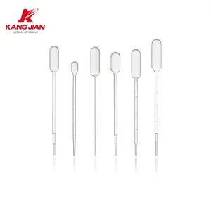 Tek kullanımlık LDPE plastik 150mm biyosistem mezun damlalık steril transfer pasteur pipet