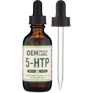 Mélatonine 5 HTP Gouttes Liquides Supplément d'aide au sommeil cérébral pour l'humeur Relaxation du sommeil Liquide pour rester - Product Image 2