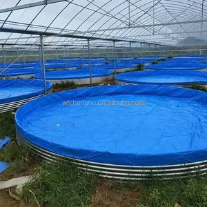 Tanque de stock galvanizado Aqua Culture Tarpaulin Fish Pond Fish Tanks Farm Aquaculturelarge Snow Crab - Product Image 1