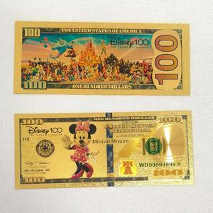Tarjeta de Billetes de Personajes Famosos de Dibujos Animados <span class=keywords><strong>Mickey</strong></span> Mouse, <span class=keywords><strong>Minnie</strong></span>, Pato Donald, Daisy, Goofy y <span class=keywords><strong>Pluto</strong></span> para Regalos y Souvenirs - Product Image 3