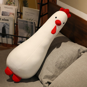 Peluche personalizzato con logo a forma di pulcino grasso, morbido e coccoloso, cuscino lungo a forma di gallina, peluche rotondo a forma di gallo, simpatico cuscino decorativo - Product Image 6