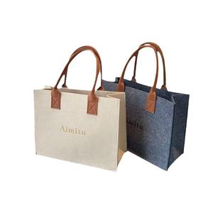 <span class=keywords><strong>Bolsa</strong></span> de Compras Reutilizable Ecológica de Fieltro Personalizada de 12 y 16 Pulgadas - Product Image 5