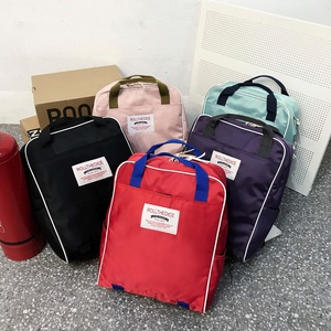 Mochila deportiva informal coreana <span class=keywords><strong>para</strong></span> chicas adolescentes, mochila ligera portátil a la moda con logotipo de parche personalizado <span class=keywords><strong>para</strong></span> estudiantes - Product Image 6