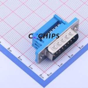 X0715WT7BL5 D-Sub/VGA Connector Connector ( Connector Type: Standard D-Sub )( Gender: Male )( Total Number of PINs: 15P ) - Product Image 1