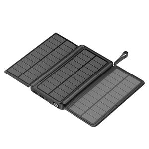 Banco de Energía Móvil Inteligente con Carga Solar, Gran Capacidad, para Campismo al Aire Libre, Emergencias, Carga Rápida Inalámbrica - Product Image 5