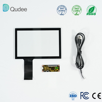 Écran tactile capacitif industriel multi-touch avec câble FPC personnalisé, prêt à l'emploi pour panneau tactile USB de 8,4 pouces