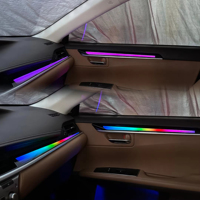 Kit d'éclairage d'ambiance LED dynamique 256 couleurs pour l'intérieur de voiture Lexus ES 2013-2017 - Bande lumineuse d'ambiance