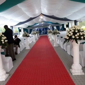 Tentes de réception de luxe transparentes en aluminium avec cadre blanc et couverture en PVC transparent pour événements de <span class=keywords><strong>mariage</strong></span> et fêtes, pour 500 personnes avec chaises - Product Image 4