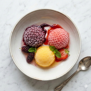 Gelato alla Frutta in Miniatura per Spuntini Quotidiani, Ghiaccioli a Forma Speciale di Frutta - Product Image 3