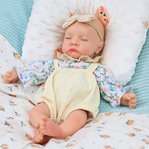 Muñeca Bebé <span class=keywords><strong>Reborn</strong></span> de <span class=keywords><strong>Silicona</strong></span> Sólida de Alta Calidad de 13 Pulgadas, Realista, Recién Nacida, Niña Pequeña, Muñeca de <span class=keywords><strong>Silicona</strong></span> - Product Image 6