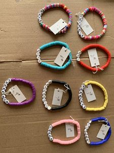 Nuevas pulseras elásticas de arcilla polimérica coloridas con letras iniciales de <span class=keywords><strong>Taylor</strong></span> <span class=keywords><strong>Swift</strong></span>, pulseras personalizadas con nombre y palabras. - Product Image 4