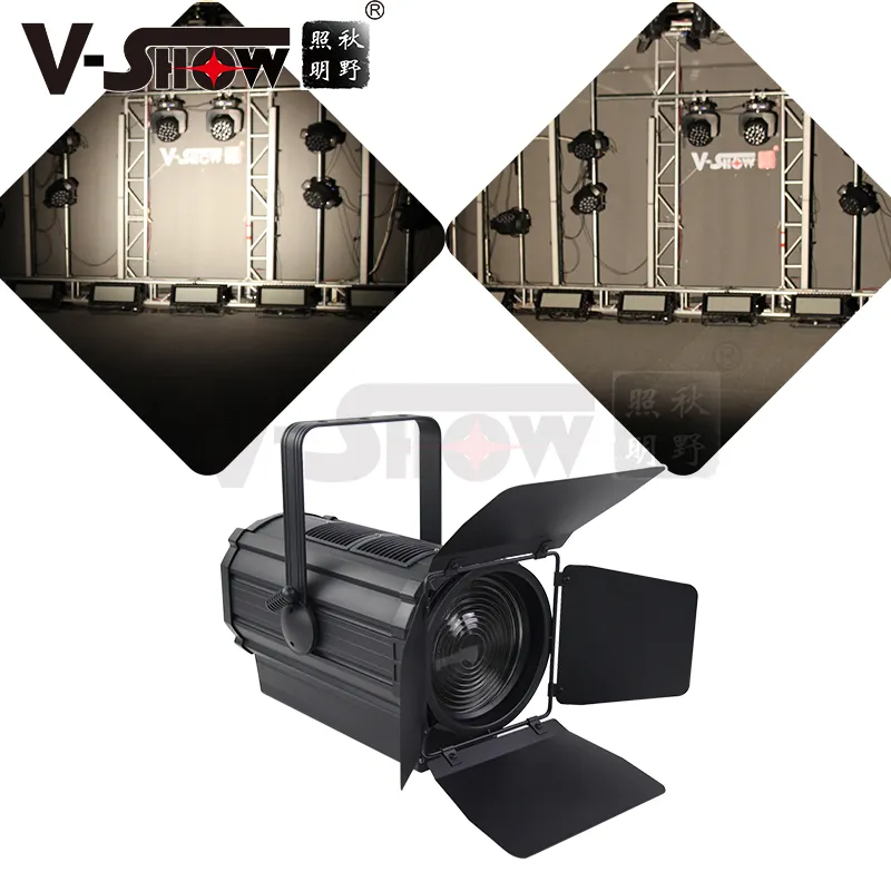 V-Show High Power Zoom 300W Imported Fresnel Lens Studio Light electric zoom