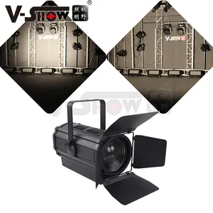 V-show Kekuatan Tinggi Zoom 300W Lensa Fresnel Impor Lampu Studio Zoom Elektrik