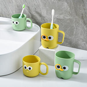Taza para cepillo de dientes, taza creativa para niños, taza para enjuague bucal, taza para aparatos dentales, taza de lavado de plástico para el hogar - Product Image 5