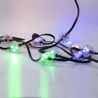 Luz LED de Riel de Aluminio de 12V para Decoraciones Navideñas, Luces de Riel de Aluminio Permanentes para Uso Durante Todo el Año