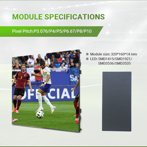 Chúng tôi kho Cổ Phiếu đơn giản sắt Tủ cố định màn hình LED hiển thị P5 P6 P8 Modular Bảng điều chỉnh 960x960 mét phí<span class=keywords><strong>a</strong></span> trước bảo trì Màn hình LED - Product Image 4