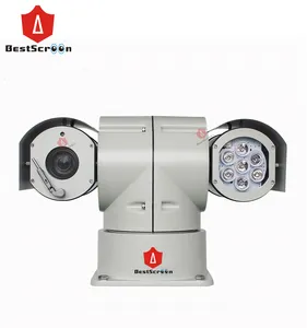 1080P IP Vehicle Mounted IR Outdoor Security PTZ Camera For Surveillance System Enforcement