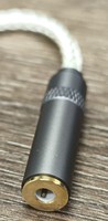 Câble de décodage audio Type C vers 3,5 mm, 8 brins, gaine métallique tressée plaquée argent, DAC, voix claires, pour smartphone et tablette, Plug & Play
