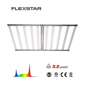 <strong>Flexstar</strong> Redline 3.2Umol/J 1000W 4X6Ft Daisy-Chain Ip66 Rated Daimmable Full Spectrum Led <strong>Grow</strong> <strong>Light</strong> with Fully Sealed Lens - Product Image 1