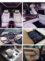 Kit de mise à niveau intérieur Range Rover 2013-2022 vers L460 SV, tableau de bord personnalisé, panneaux de porte modifiés, sièges avant et arrière modifiés avec console