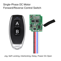 Module compact de commande de marche avant/arrière pour moteur DC monophasé 433 MHz, idéal pour les appareils à faible consommation