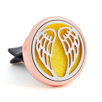 Clip désodorisant pour voiture, clip pour grille d'aération, clip diffuseur de parfum, clip parfumé, diffuseur de fragrance - Conception détachable