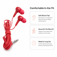 Grosir Murah Kabel 1.2m Rendah Bau Kawat PVC Ringan Casing Plastik ABS Earphone Pesawat