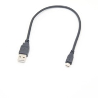 Cable Micro USB Negro de 0.5m, 5v 2a