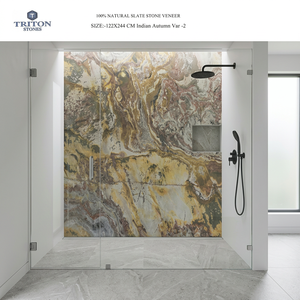 Revestimiento de Pared Decorativo para Exteriores, Bloques Naturales de Piedra de Pizarra, 1-3m de Espesor, Revestimiento de Piedra Cultivada - Product Image 4