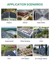 100kwh 산업용 및 상업용 에너지 저장 태양광 셀 100kwh 50kwh 공랭식 통합 에너지 저장 시스템