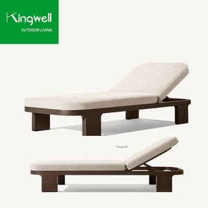 Meubles <span class=keywords><strong>de</strong></span> plage en aluminium portables <span class=keywords><strong>haut</strong></span> <span class=keywords><strong>de</strong></span> <span class=keywords><strong>gamme</strong></span> pour piscine <span class=keywords><strong>soleil</strong></span> <span class=keywords><strong>bain</strong></span> cour extérieur hôtel Villa chaise longue en métal Durable - Product Image 4