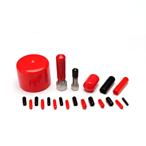 Petites embouts en vinyle, mini-capsules en PVC pour extrémités de fils et câbles, isolation électrique et <span class=keywords><strong>protection</strong></span> contre la poussière, noir et rouge - Product Image 5