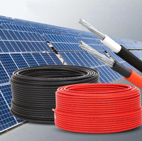 China Fabrik Großhandel Solarbatterie DC Solar-Kabel für Solarmodule 4mm2 6mm2 Kabel Solarenergiesystem