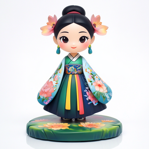 OEM personalizzato 3D Printing bambina <span class=keywords><strong>Pop</strong></span> 1/6 in vinile ABS PVC Action figure - Product Image 3