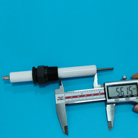 Electrodo de Encendido para Caldera de Cerámica, Sensor de Llama de Cerámica de Alúmina, Sonda de Alta Temperatura 1/2 NPT para Sistemas de Calefacción y Hornos