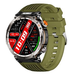 DF HT30 2025 Nouvelle montre connectée d'extérieur avec lampe de poche, boussole, fonctions sportives, étanche IP68, batterie 600 mAh, appels vocaux, bracelet - Product Image 6