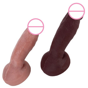 Herramientas de Placer Femeninas Hiperrealistas, Falo de Silicona Líquida de Grado Médico, Tamaño Gigante y Grueso para Disfrutar en Solitario - Product Image 1