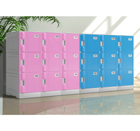 Casier de rangement ABS à 3, 6, 9 ou 15 portes, idéal pour salle de sport et école, certifié CE – Vente chaude directe usine
