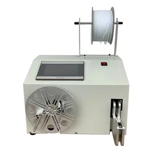 Automatic wire cable tie winding coiling and tying binding machine for cable winding