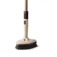 2023 nouveau design longue poignée salle de bain poils balais de sol et nettoyage brosse de balayage nettoyant multi-usage lavage récurage