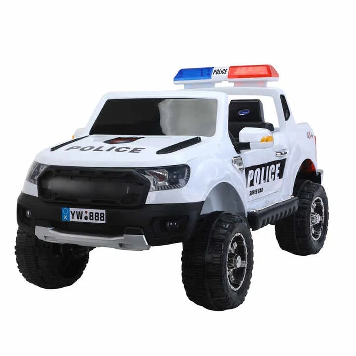 Wholesale battery operated kids toy police cars ride on 12v 4.5AH 12V7AH SUV car for children