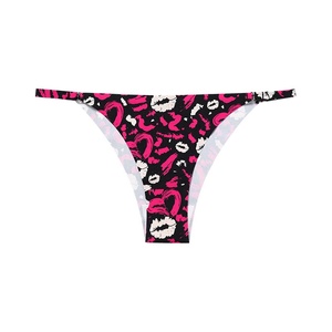Culottes string grande taille pour femmes, motif cœur à bouton unique, vente en gros - Product Image 6